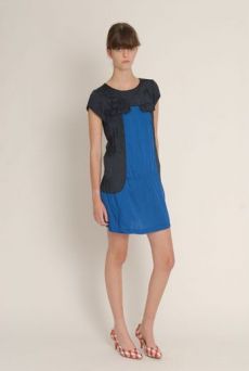 SS13 VISCOSE TWILL SUNFLOWER DRESS - Other Image